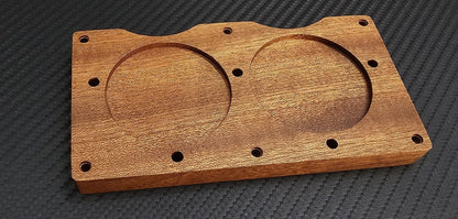 Custom-Made Mahagoni Wood Board Dashboard Cockpit für Hanhart Stoppuhr Classic4