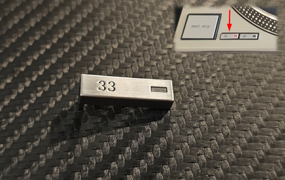 33 rpm Button for Technics SL1200 SL1210 or Audio-Technica AT-PL1200