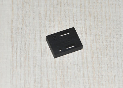 Adapter / Slider / Mounting Bracket for Lenco L70 Headshell - Ebony Wood - NEW3