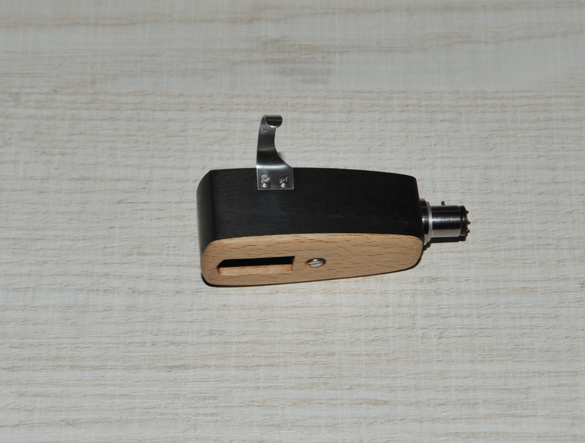 Custom-Made Wood Headshell + Cover f. Ortofon SPU cartridges without transformer0