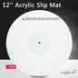 High Quality Plattentellerauflage 12'' 30.48mm Acryl 3mm Weiß Tellermatte -NEW-0