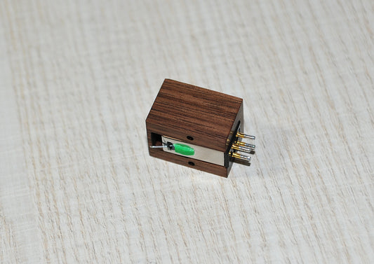 WOOD BODY for Audio-Technica AT95E Cartridge MC Look Tonabnehmer Walnut - NEW -0