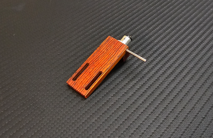 Exclusive Custom-Made Headshell for SME/Ortofon/SAEC Tonearm - Cocobolo Wood0