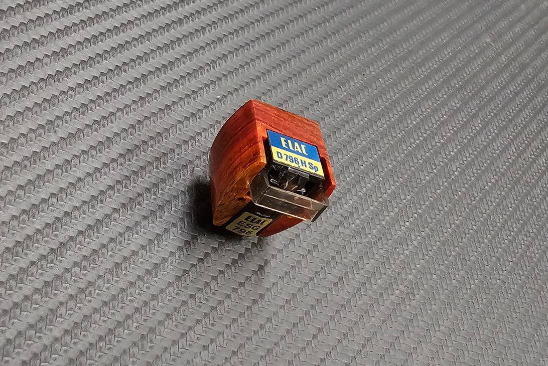 Custom-made Wood Body for ELAC ESG 796 Cartridge made of Cocobolo Wood0