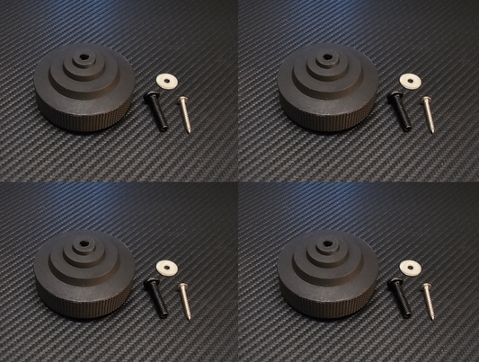 4 Stück Ersatz Füße für Plattenspieler Technics Audio-Technica Pioneer Pro-Ject0