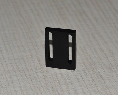 Cartridge Isolation Damper Spacer Weight Ebony Black Wood 19.7x28.7x4 2.20gr1