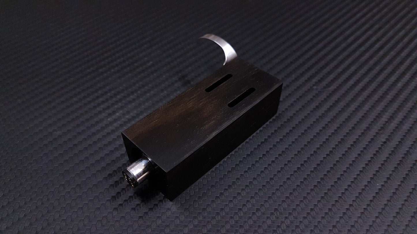 Custom-Made Headshell for Lenco L70 made of Ebony Wood by Stanley-Engineering2