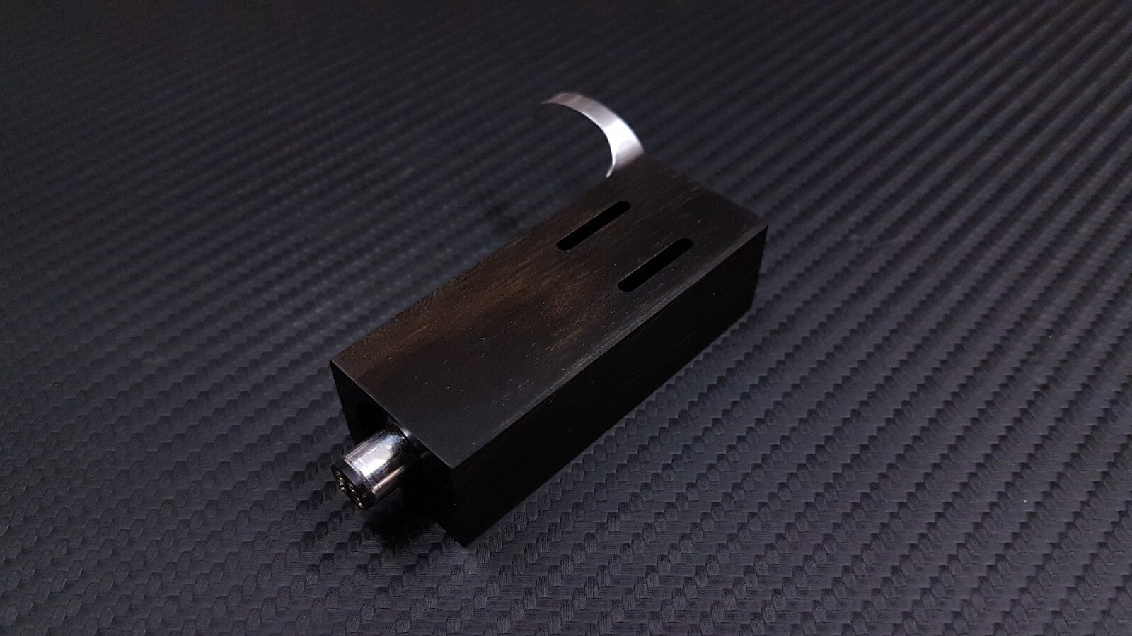 Custom-Made Headshell for Lenco L70 made of Ebony Wood by Stanley-Engineering2