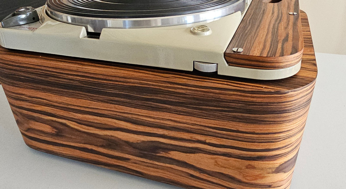 Thorens TD124 Zarge / Plinth made of High Fidelity MDF Santos Palisander Veneer5
