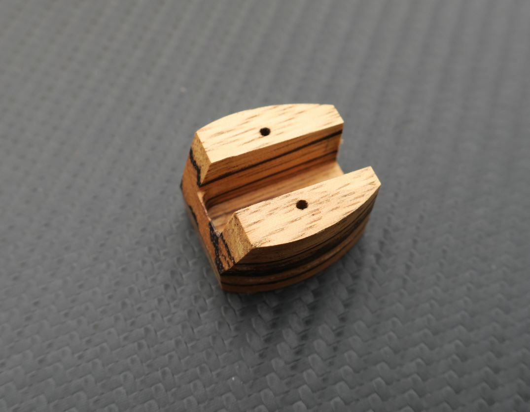 Zebra Wood Body f. AudioTechnica AT95E Cartridge MC Look Perfect Sound Improv.4