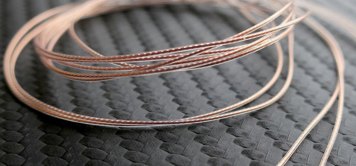 100cm FURUKAWA 30AWG 5N PERFECT CRYSTAL OCC (PCOCC) Wire Litz Tonearm Rewire -1
