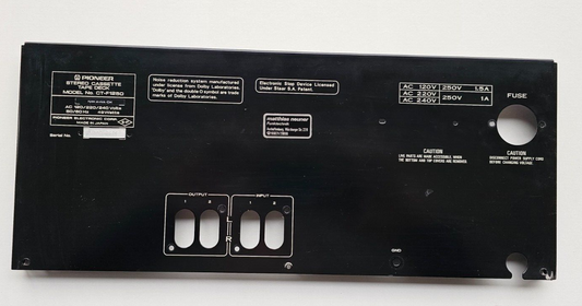 Pioneer CT-F1250 / Back cover / Spare part / Genuine Part0