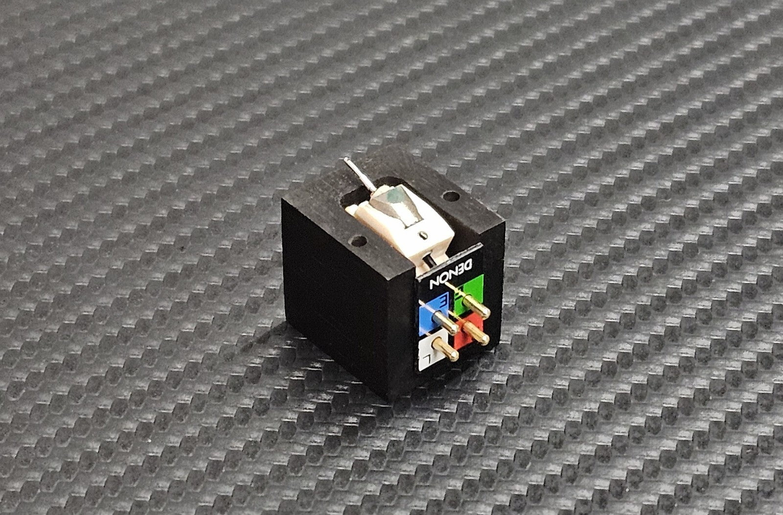 Custom-Made Wood Body for DENON DL110 Series Cartridges Ebony Wood -Design 2025-1