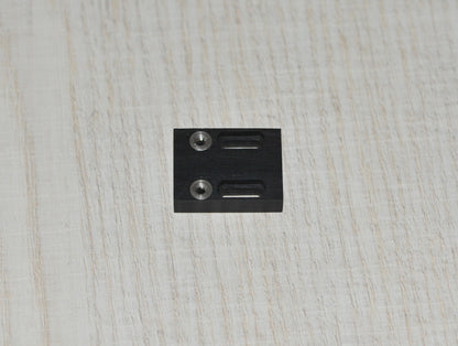 Adapter/Slider/Mounting Bracket For Lenco L70 Headshell - Ebony Wood - New1