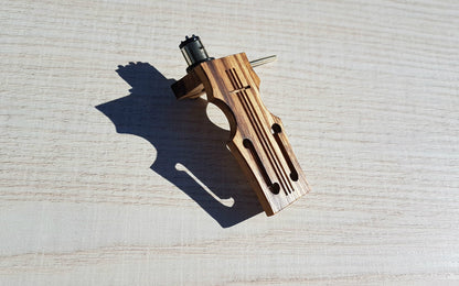 Exclusive Custom-Made Headshell Stradivarius for SME Tonearms Zebrawood - NEW -1