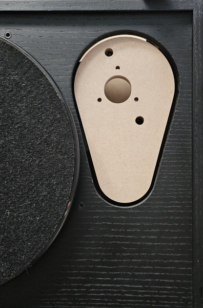 Custom-Made Armboard Blank for Systemdek IIX Turntable for Rega 3 point fixing0