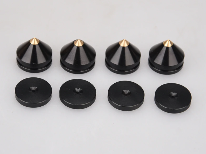 4x Absorber / Spikes / Isolierung for Plattenspieler / Lautsprecher / Boxen 0