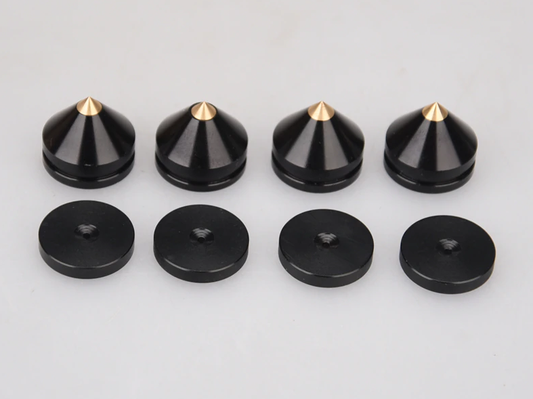 4x Absorber / Spikes / Isolierung for Plattenspieler / Lautsprecher / Boxen 0