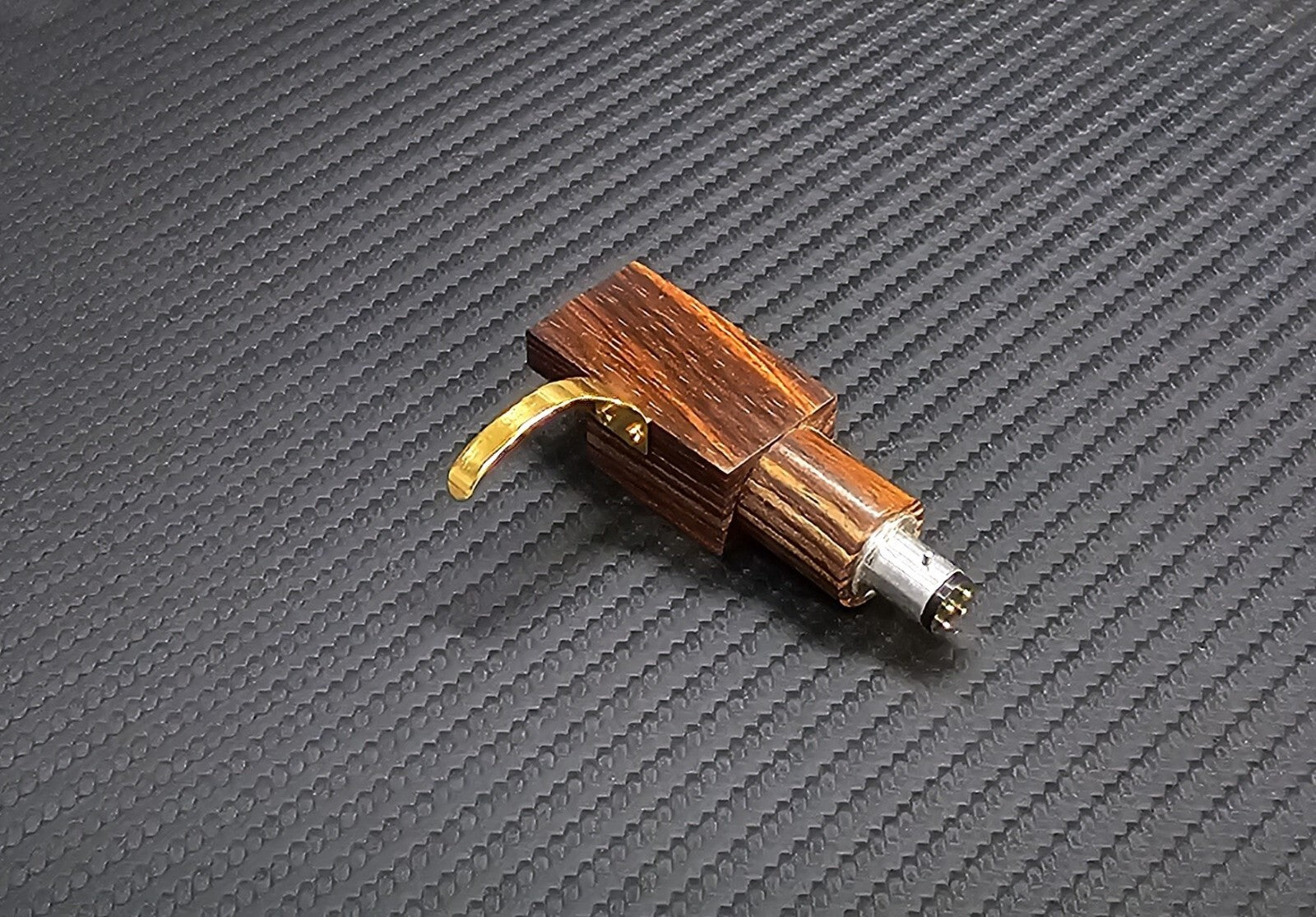 Exclusive Custom-Made Headshell for Denon DL103 Series made of Cocobolo Wood1