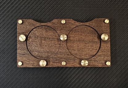 Custom-Made Walnut Wood Board Dashboard Cockpit für Hanhart Stoppuhr Rallye2
