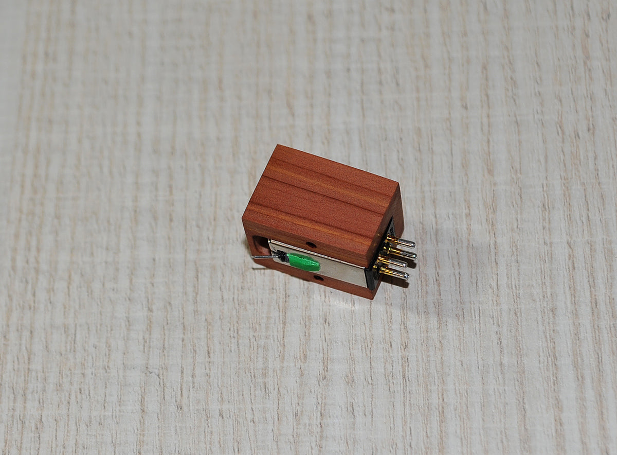 WOOD BODY for AudioTechnica AT95E Cartridge MC Look - New - Sound Improvement0