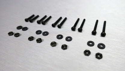 Phono Schrauben Set M2 Innensechskant für Tonabnehmer / Headshell Black0