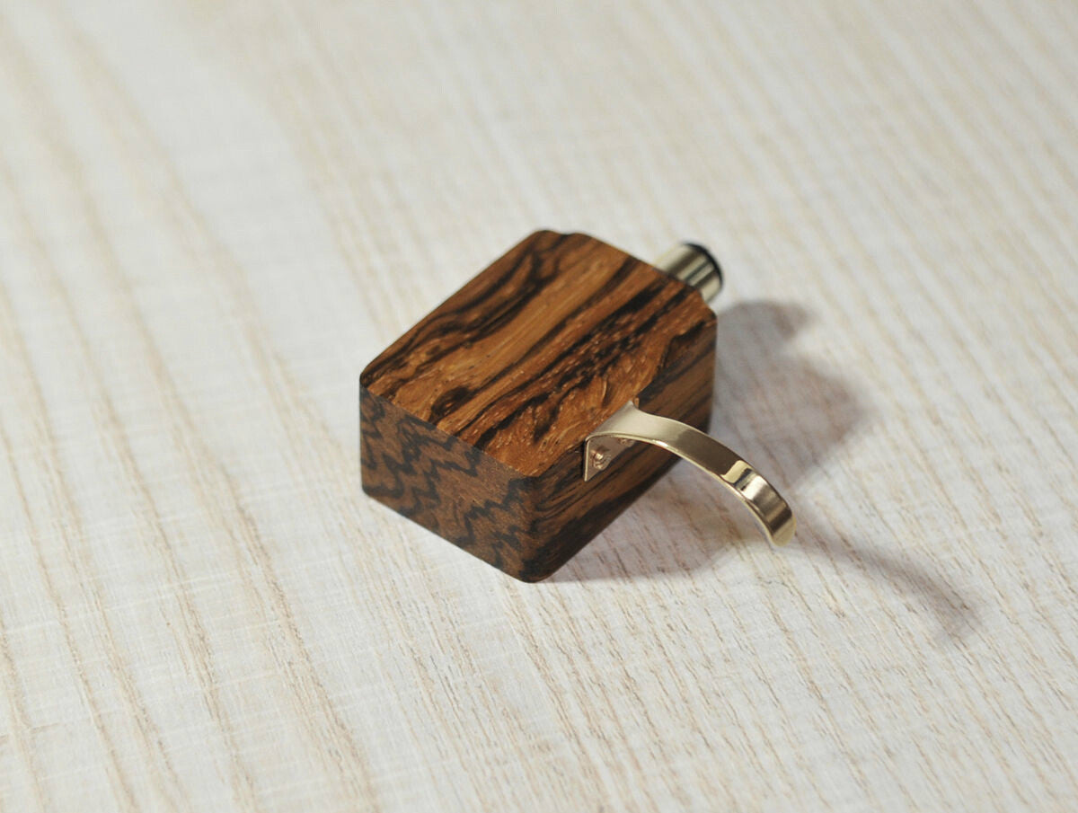 NEW Headshell Body made from Zebrawood with EMT Connector for Denon DL103 DL103R2