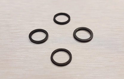 4x Rubber rings for Headshell SME EMT Ortofon etc. Resonance absorber BLACK1