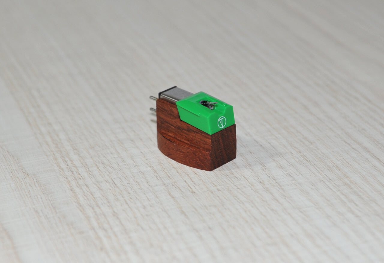 Exclusive WOOD BODY for AudioTechnica AT95E Cartridge Tonabnehmer COCOBOLO Wood4
