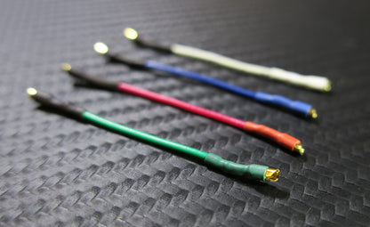 Headshell Kabel High Quality Set Leads OFC cooper 24k gold plated terminals NEW0