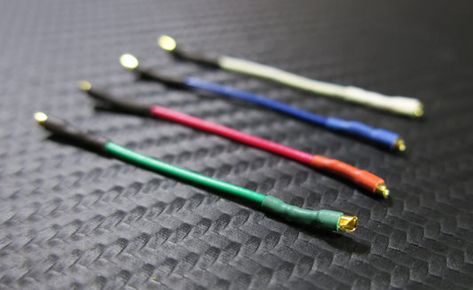 Headshell Kabel High Quality Set Leads OFC cooper 24k gold plated terminals NEW0