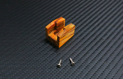 Custom-Made Wood Body for NAGAOKA MP110 MP200 Cartridge made of Cocobolo Wood1