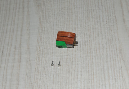 Exclusive Wood Body For Audiotechnica AT95E Cartridge Pickup Iroko Wood0