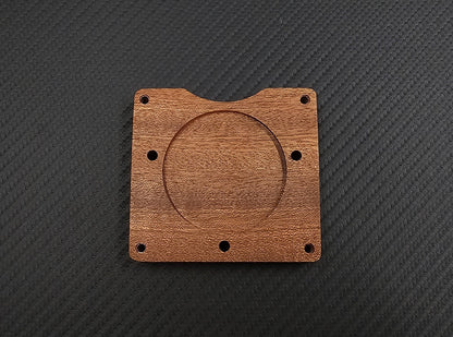 Custom-Made Mahagoni Wood Board Dashboard Cockpit with Hanhart Stoppuhr Rallye3