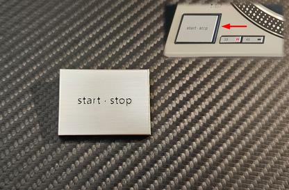 Start-Stop Button for Technics SL1200 SL1210 or Audio-Technica AT-PL1200