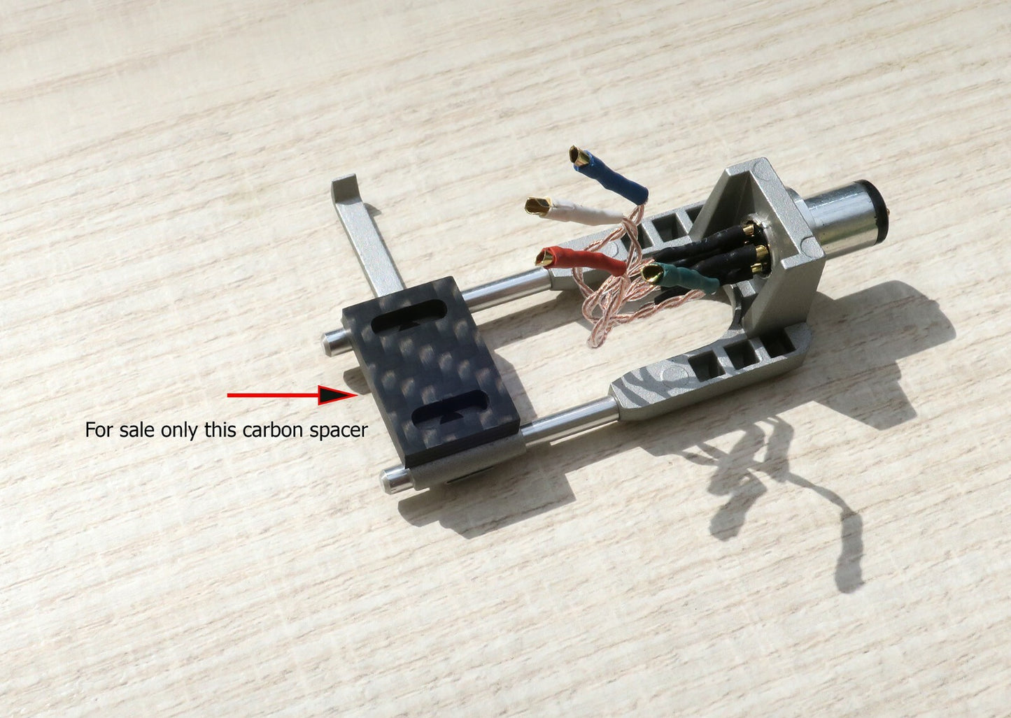 Spacer / Damper / Isolation / for ORSONIC Headshell made of real racing carbon1