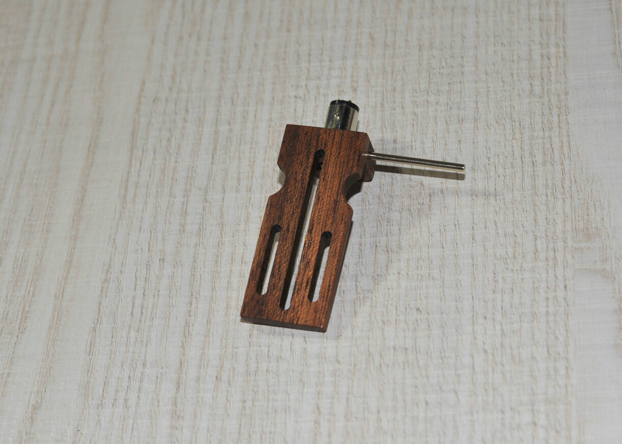 Custom-Made Headshell For Sme / Ortofon Tonearms Mahogany Wood Unique1