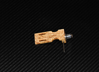 Custom-made Headshell made of Karelian Birch / for SME / Ortofon / Technics etc.0