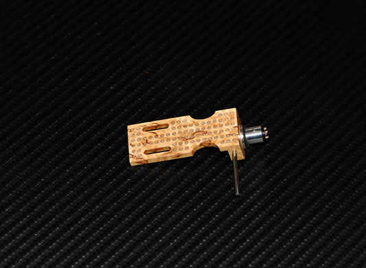 Custom-made Headshell made of Karelian Birch / for SME / Ortofon / Technics etc.0