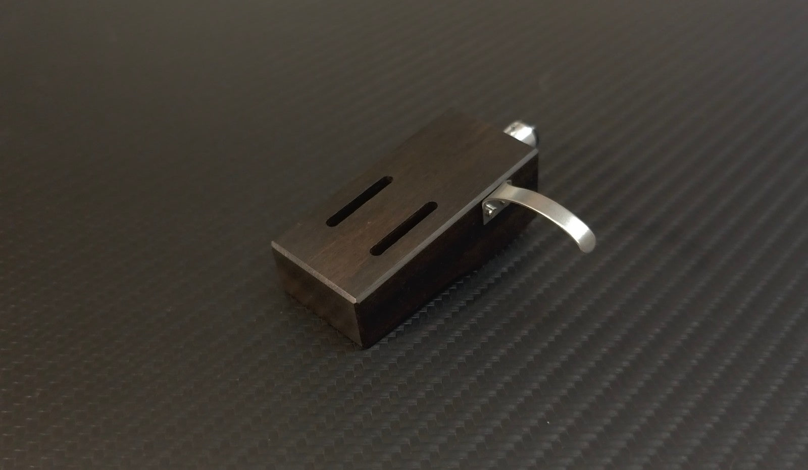 Custom-made Headshell for BRAUN PS500 Turntable Plattenspieler Ebony Wood3