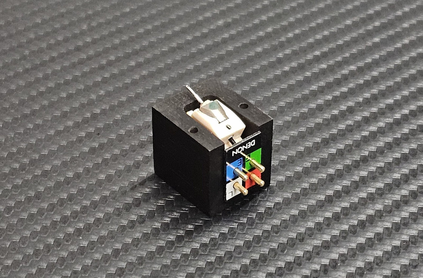 Custom-Made Wood Body for DENON DL110 Series Cartridges Ebony Wood -Design 2025-1