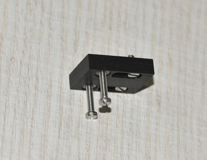 Adapter / Slider / Mounting Bracket for Lenco L70 Headshell - Ebony Wood - NEW0