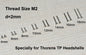 Fixing Screw Kit M2 Stainless Steel/Cartridge/Mounting For Thorens TP-600