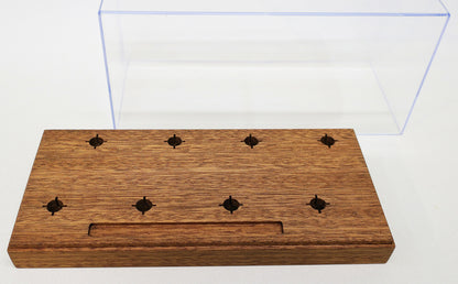 Headshell Cartridge Keeper Box Aufbewahrungsbox / Tonabnehmer / Mahogany Wood /6