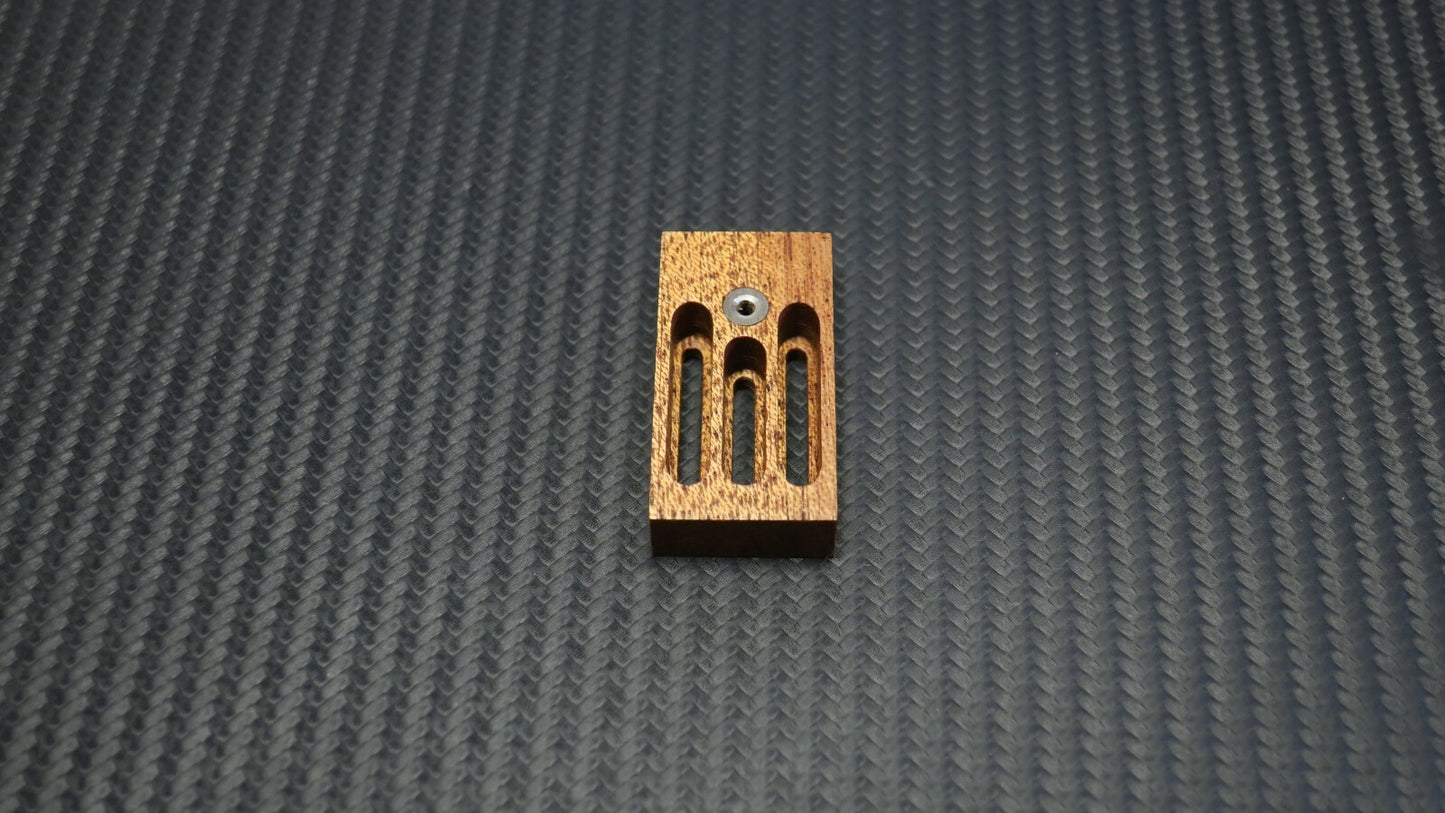 Adapter / Slider / Mounting Bracket for Grado Wooden Tonearm - Mahogani Wood3