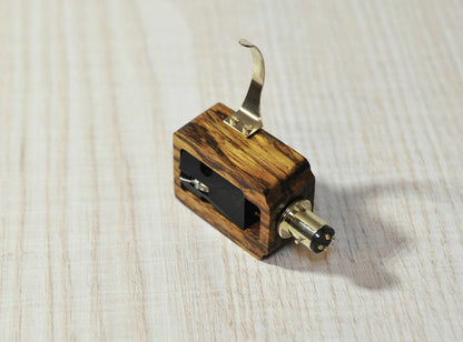 NEW Headshell Body made from Zebrawood with EMT Connector for Denon DL103 DL103R1