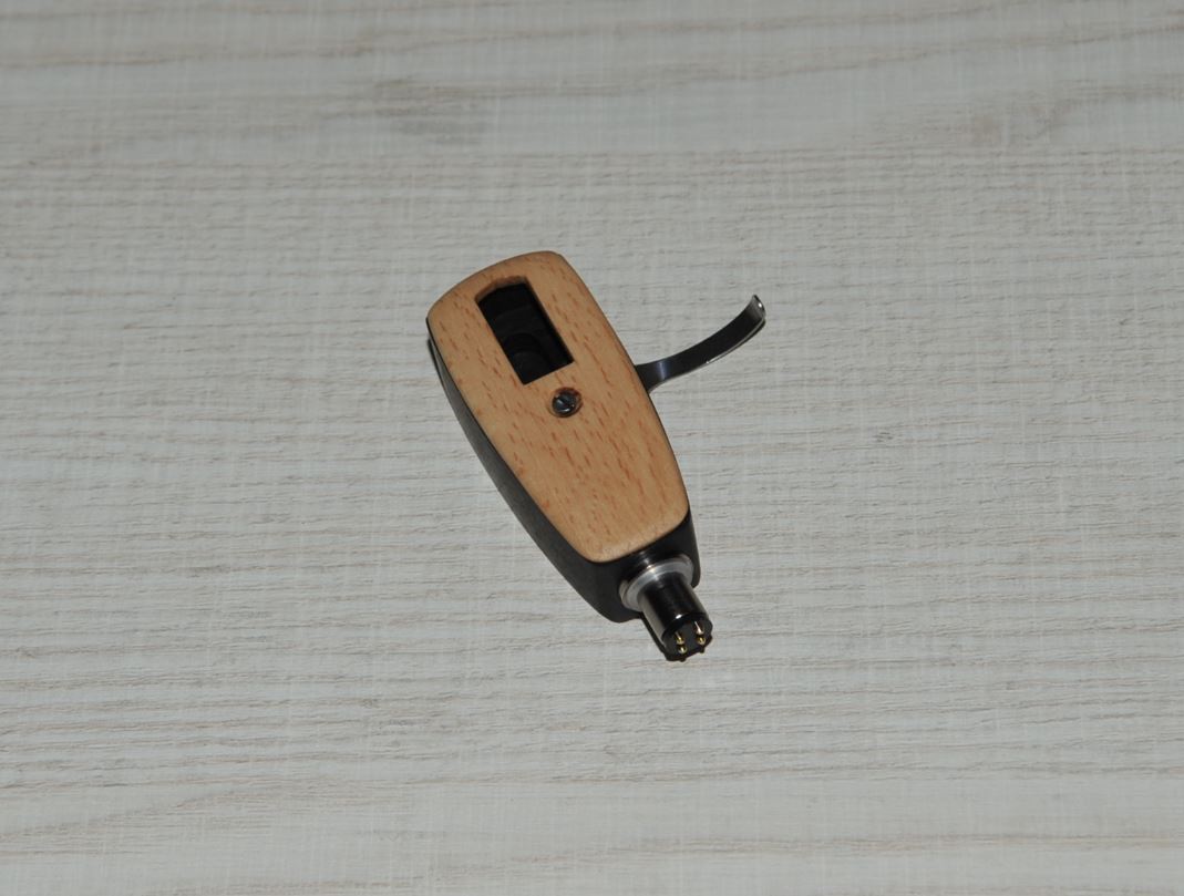 Custom-Made Wood Headshell + Cover For Ortofon Spu Cartridges Without2