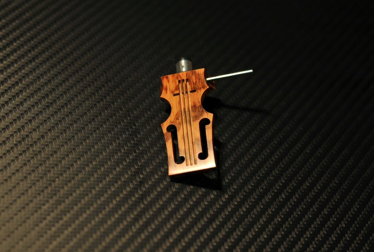 Exclusive Custom-Made Headshell -Stradivarius- made of Snake Wood /Schlangenholz1