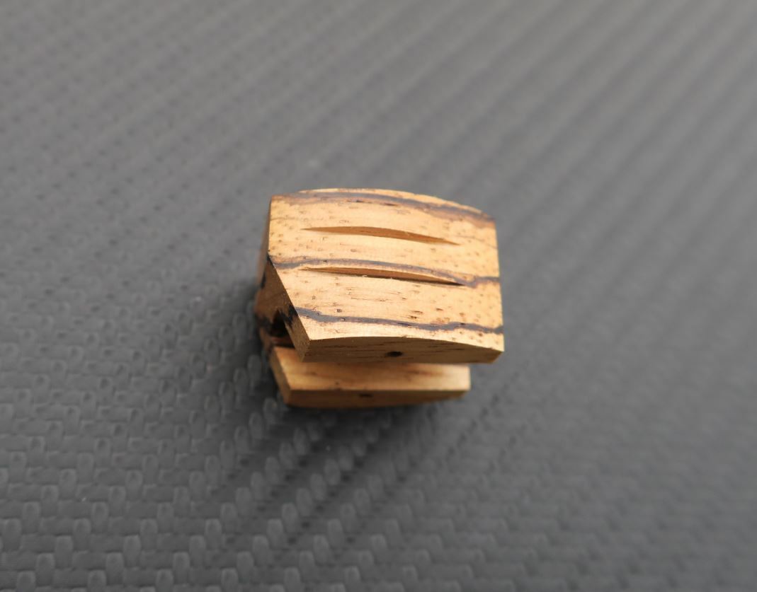 Zebra Wood Body f. AudioTechnica AT95E Cartridge MC Look Perfect Sound Improv.3