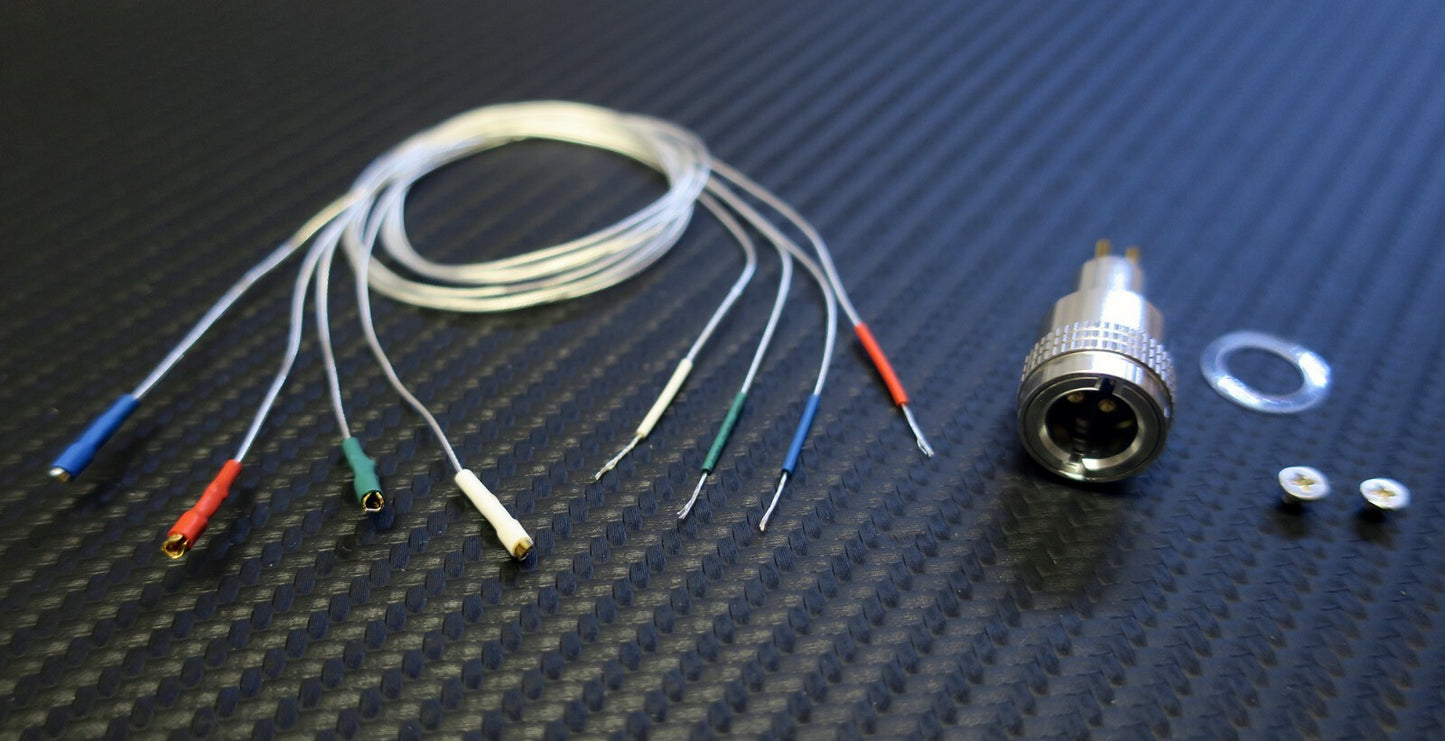 Tonarm Rewire Kit FURUKAWA High quality Pure Silber + SME Type Headshell Socket2